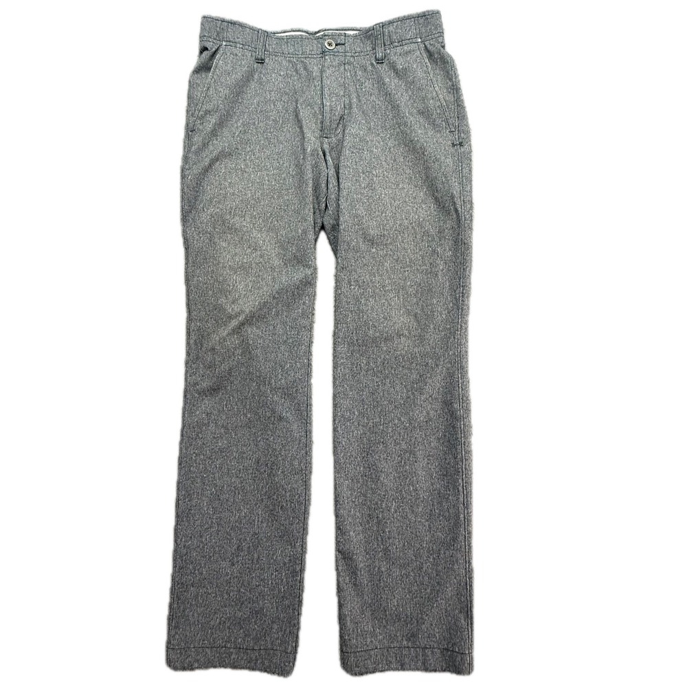 Under Armour Golf Pants Mens 34x32 Gray Heathered Straight Leg Performance